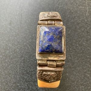 Vintage Lapis and silver Bracelet